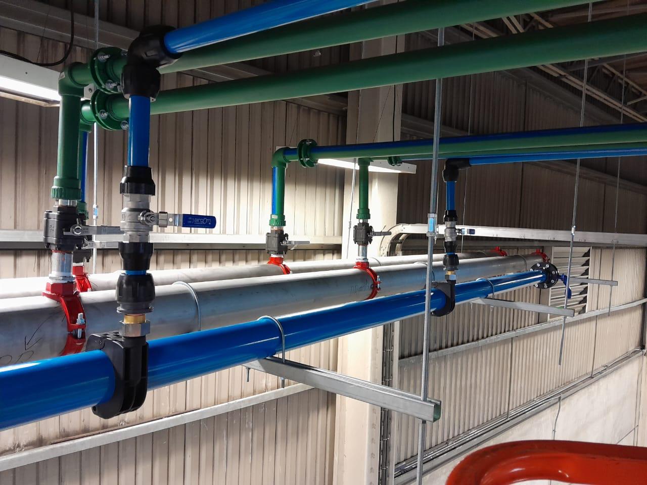 Instalación tubería aluminio aire comprimido Puebla